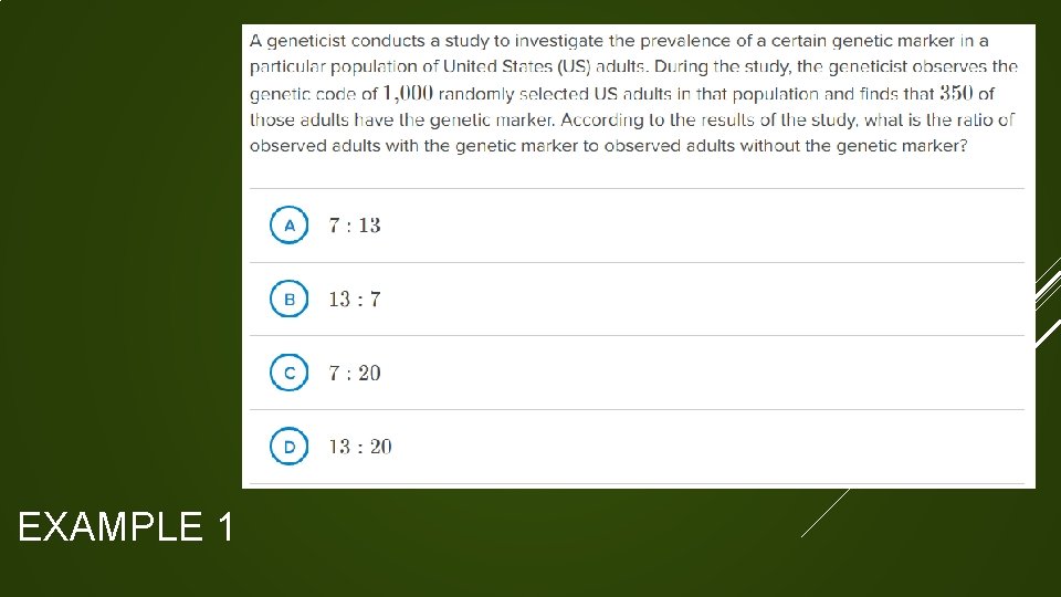 EXAMPLE 1  EXAMPLE 1