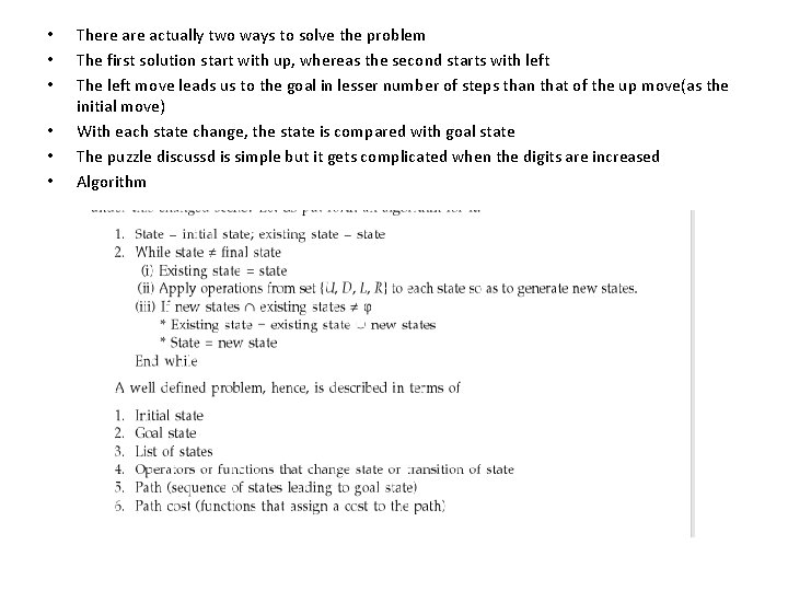  • • • There actually two ways to solve the problem The first