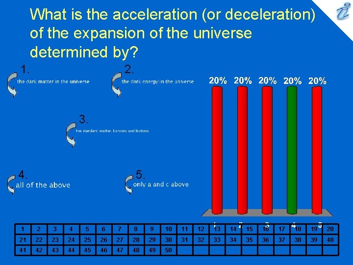 What is the acceleration (or deceleration) of the expansion of the universe determined by?