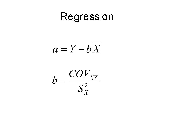 Regression 