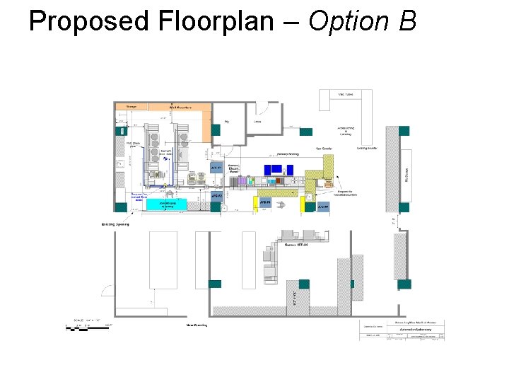 Proposed Floorplan – Option B 