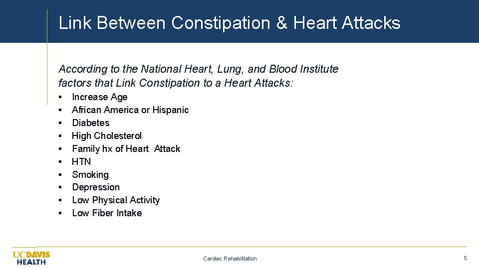 Link Between Constipation & Heart Attacks According to the National Heart, Lung, and Blood