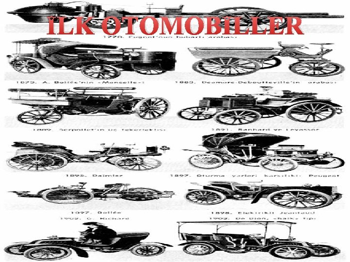 İLK OTOMOBİLLER 