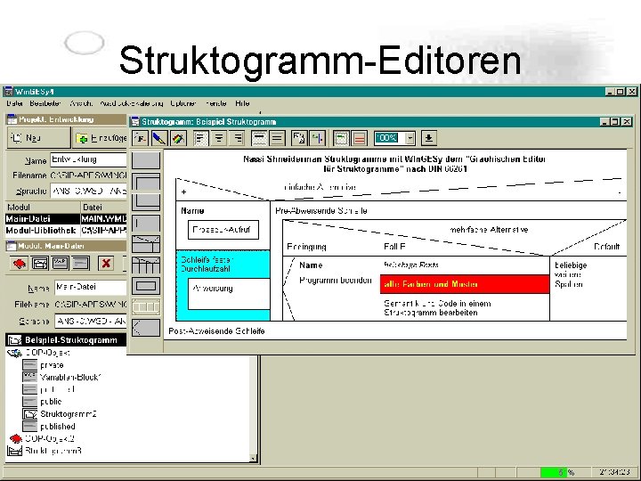 Struktogramm-Editoren Struktogramm-Editoren