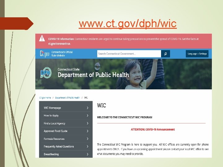 www. ct. gov/dph/wic 