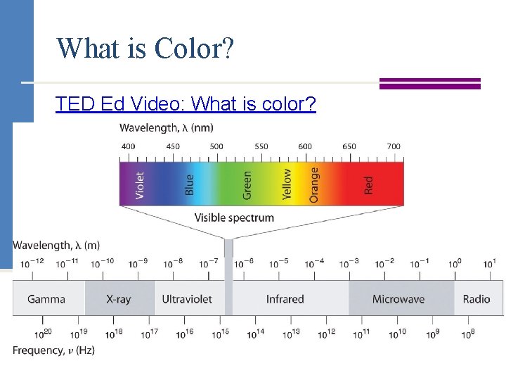What is Color? TED Ed Video: What is color? 