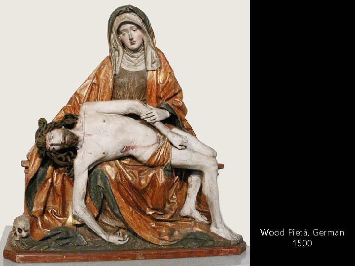 Wood Pietà, German 1500 