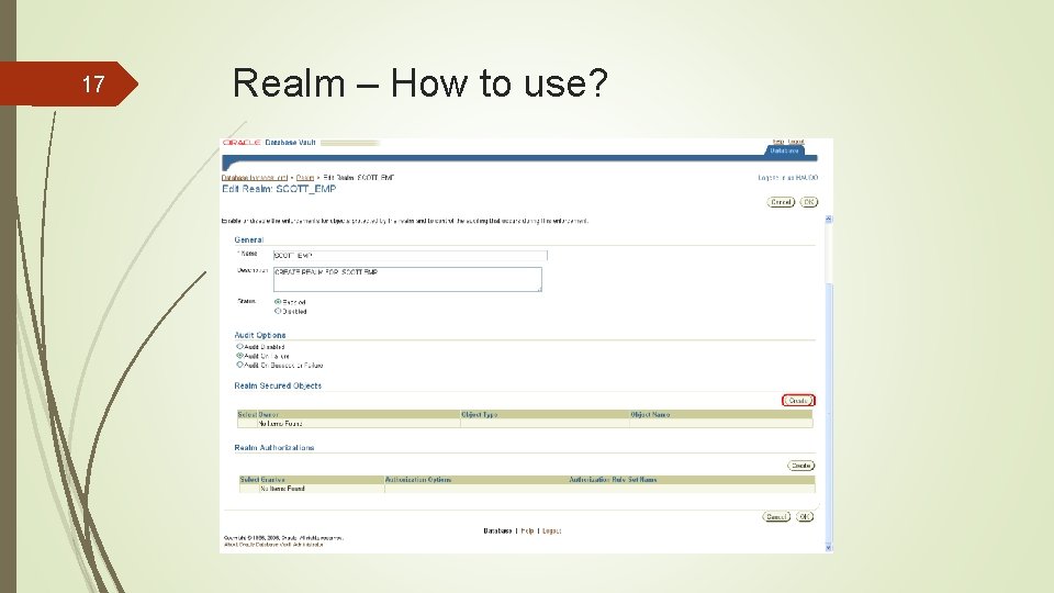 17 Realm – How to use? 