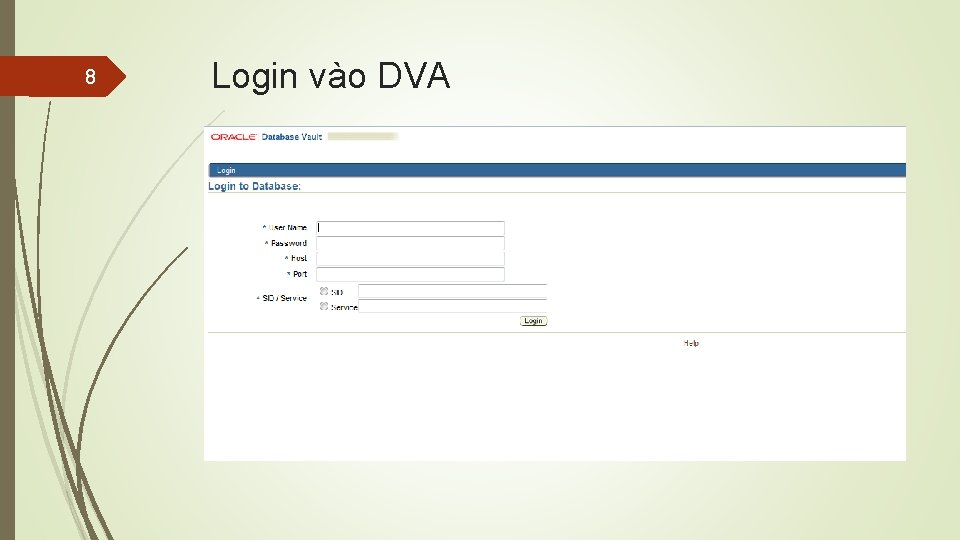 8 Login vào DVA 