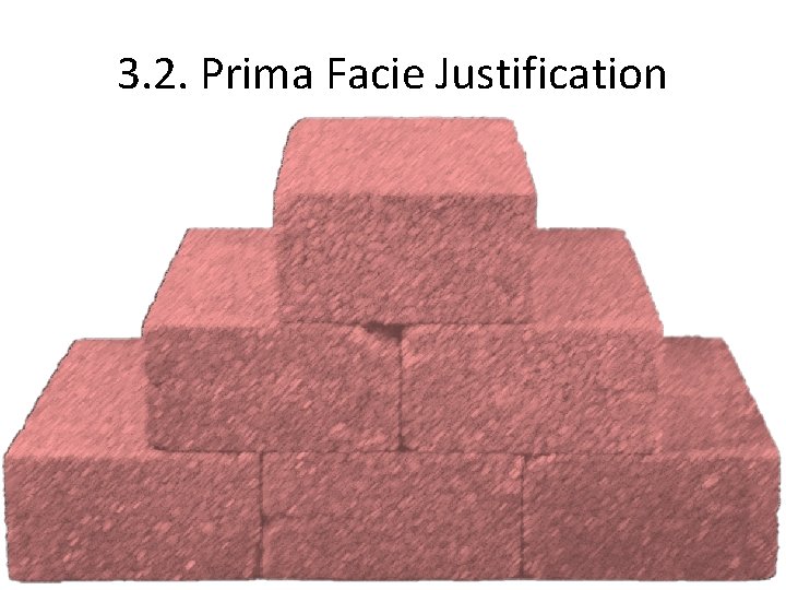 3. 2. Prima Facie Justification 