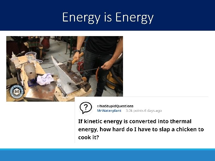 Energy is Energy 