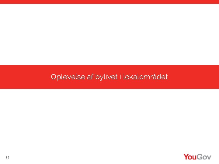 Oplevelse af bylivet i lokalområdet 34 