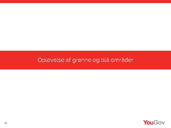 Oplevelse af grønne og blå områder 56 