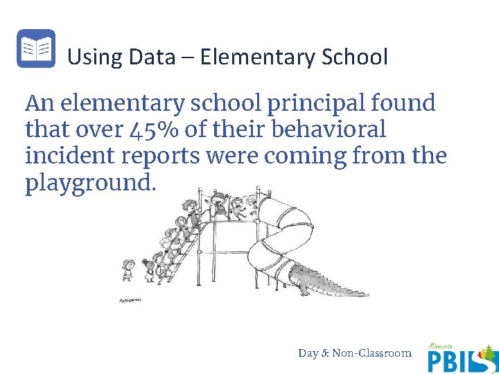 Using Data – Elementary School An elementary school principal found that over 45% of