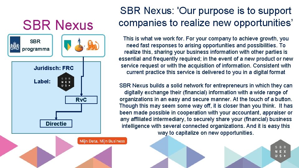 SBR Nexus This is what we work for. For your company to achieve growth,