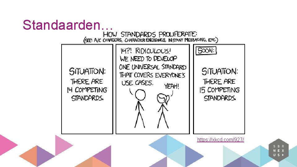 Standaarden… https: //xkcd. com/927/ 