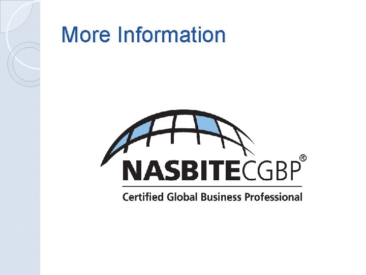 More Information 