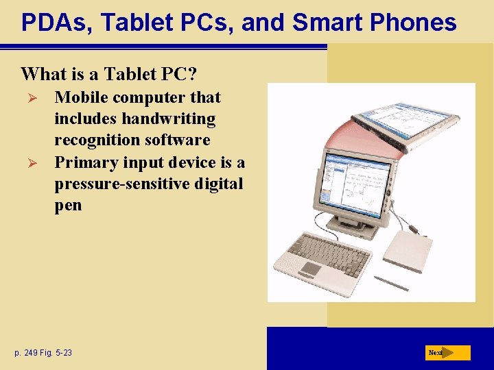 PDAs, Tablet PCs, and Smart Phones What is a Tablet PC? Ø Ø Mobile