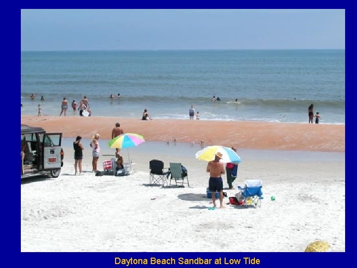 Daytona Beach Sandbar at Low Tide 