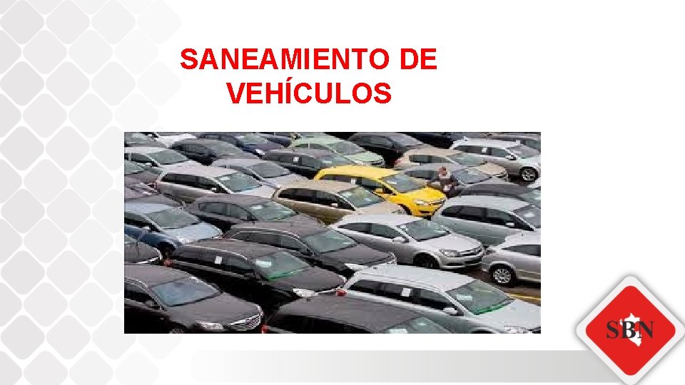 SANEAMIENTO DE VEHÍCULOS 