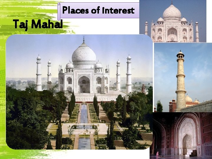 Places of interest Taj Mahal 