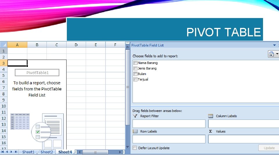PIVOT TABLE 