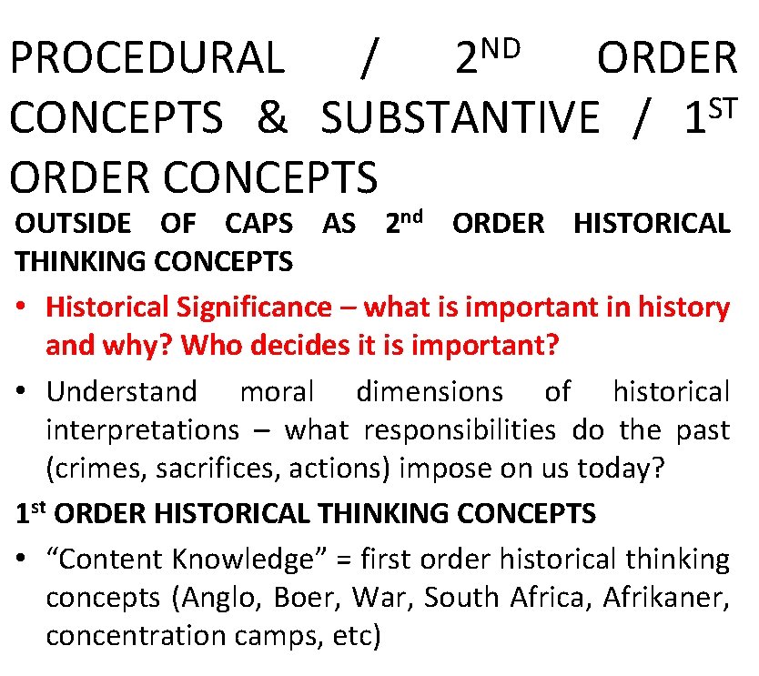 ND 2 PROCEDURAL / ORDER ST CONCEPTS & SUBSTANTIVE / 1 ORDER CONCEPTS OUTSIDE