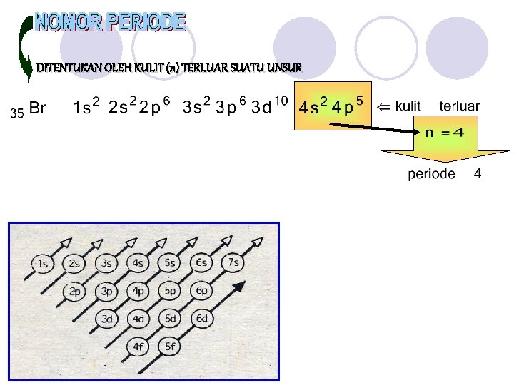 DITENTUKAN OLEH KULIT (n) TERLUAR SUATU UNSUR 