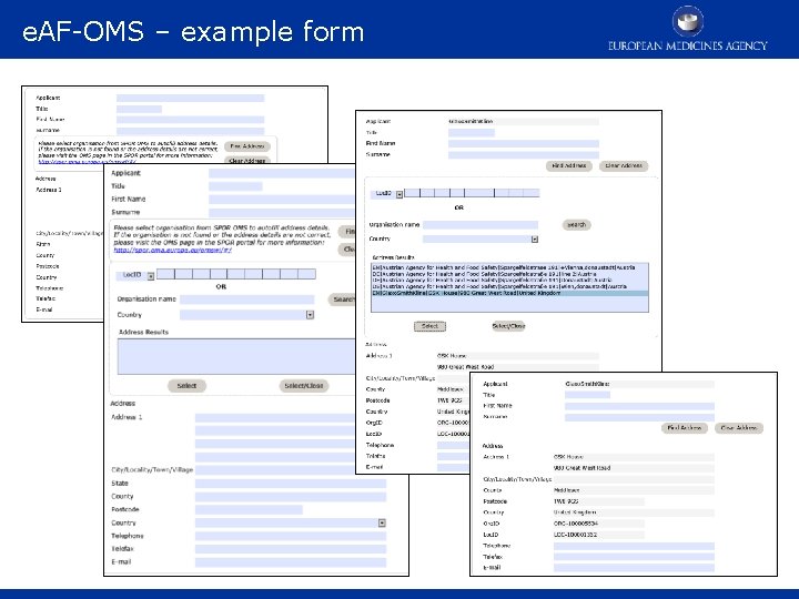 e. AF-OMS – example form 