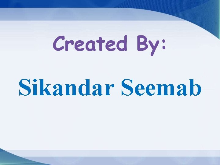 Sikandar Seemab 