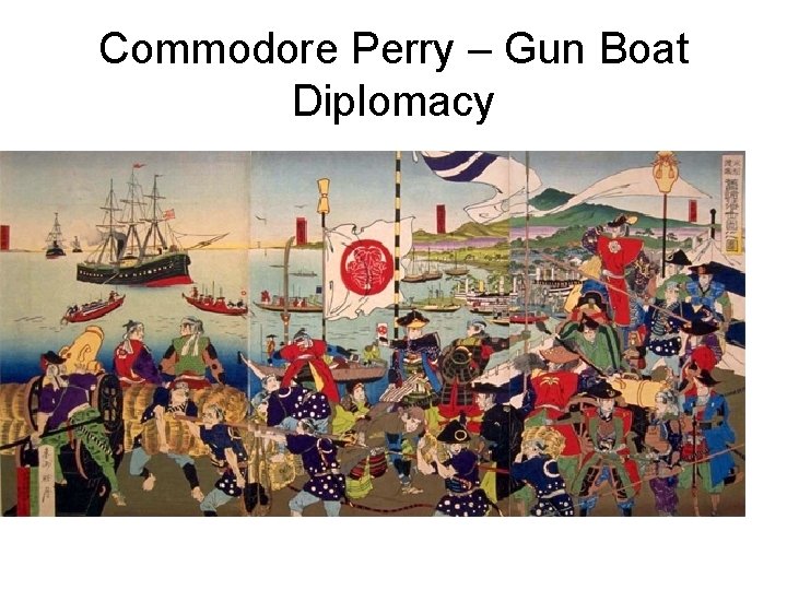 Commodore Perry – Gun Boat Diplomacy 