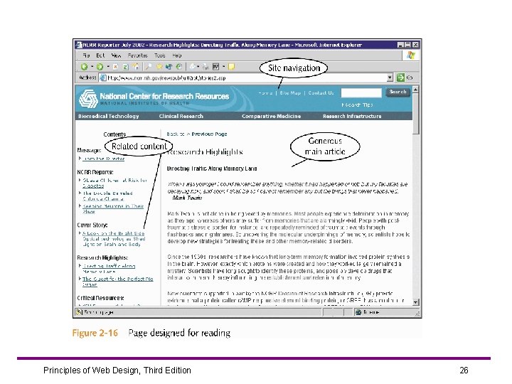 Principles of Web Design, Third Edition 26 