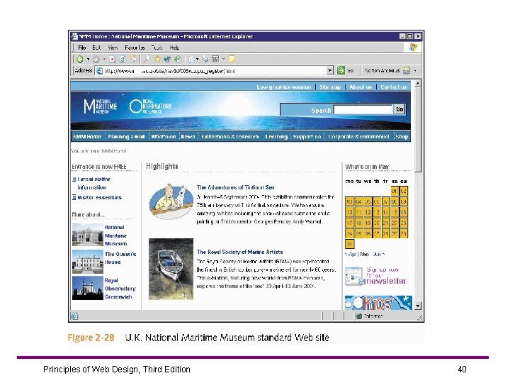 Principles of Web Design, Third Edition 40 