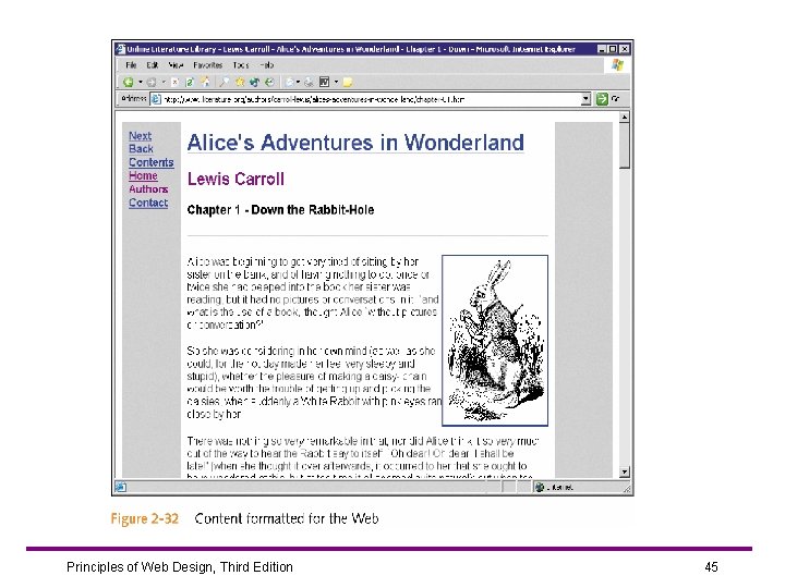 Principles of Web Design, Third Edition 45 
