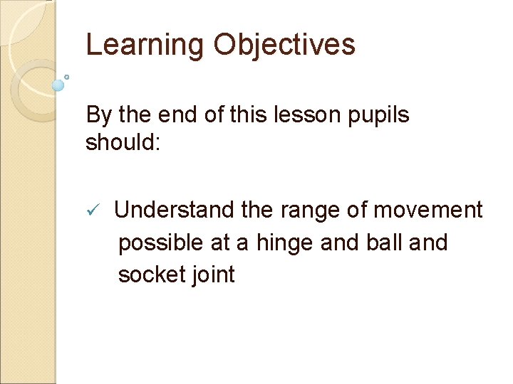 Learning Objectives By the end of this lesson pupils should: ü Understand the range Learning Objectives By the end of this lesson pupils should: ü Understand the range
