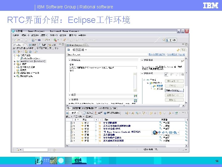 IBM Software Group | Rational software RTC界面介绍：Eclipse 作环境 14 