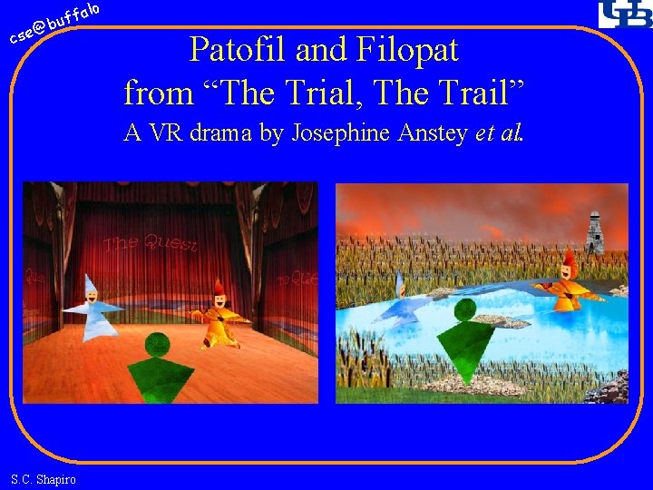 fa buf @ cse lo Patofil and Filopat from “The Trial, The Trail” A