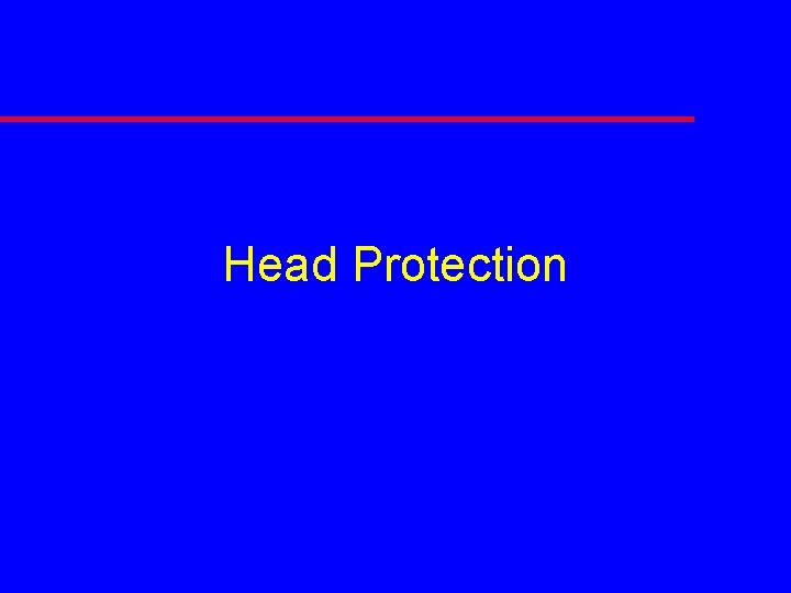 Head Protection 