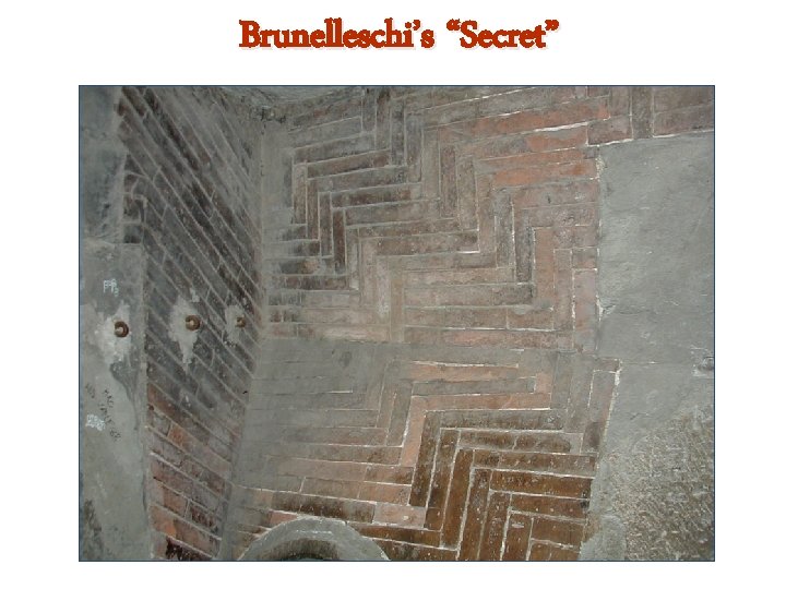 Brunelleschi’s “Secret” 