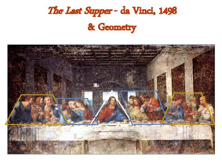 The Last Supper - da Vinci, 1498 & Geometry 