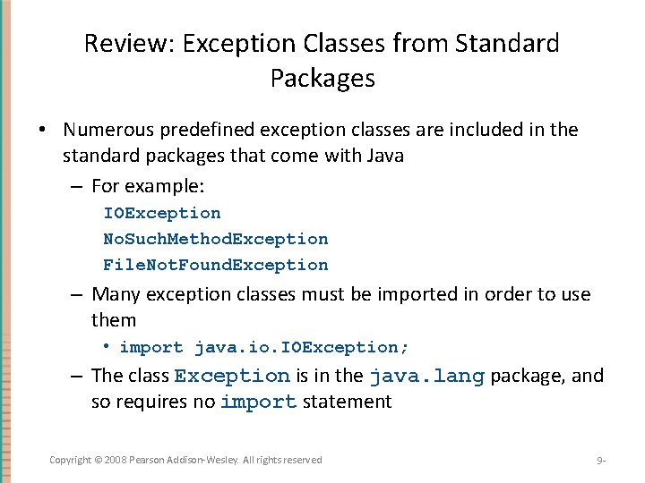 CS 102 Object Oriented Programming Lecture 12 More