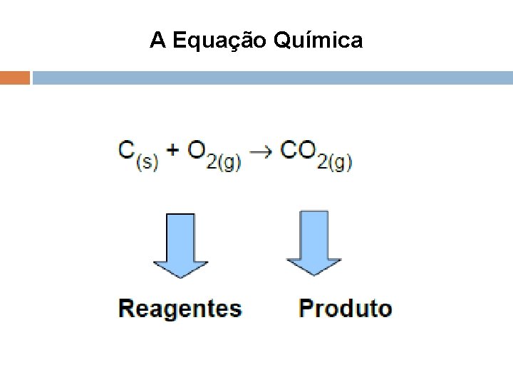 A Equação Química 
