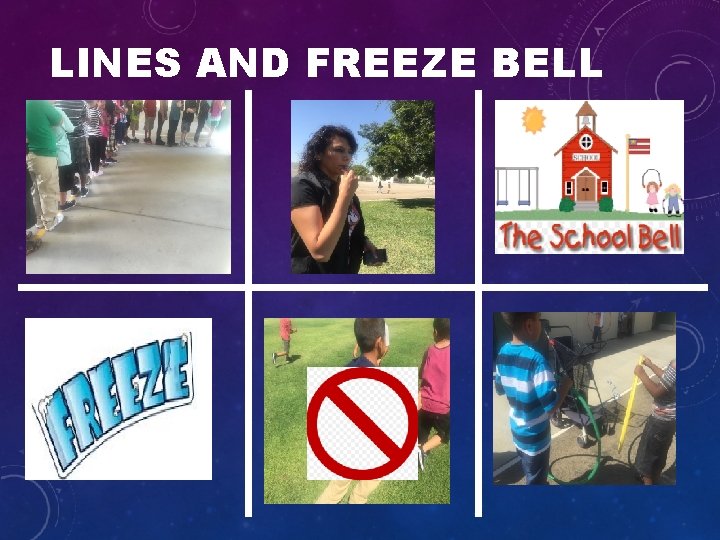 LINES AND FREEZE BELL 