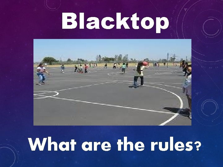 Blacktop What are the rules? 