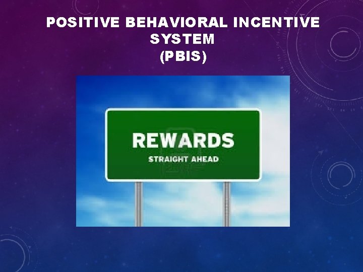 POSITIVE BEHAVIORAL INCENTIVE SYSTEM (PBIS) 