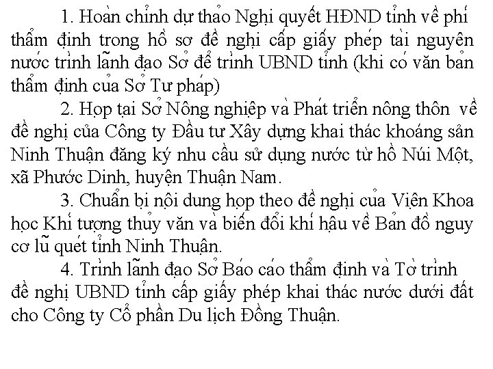 1. Hoa n chi nh dư tha o Nghi quyê t HĐND ti nh