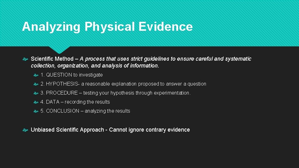 Crime Laboratories Functions of the Forensic Scientist History