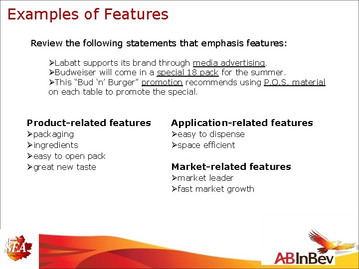 Linking Features to Benefits Fact Based Selling Technique