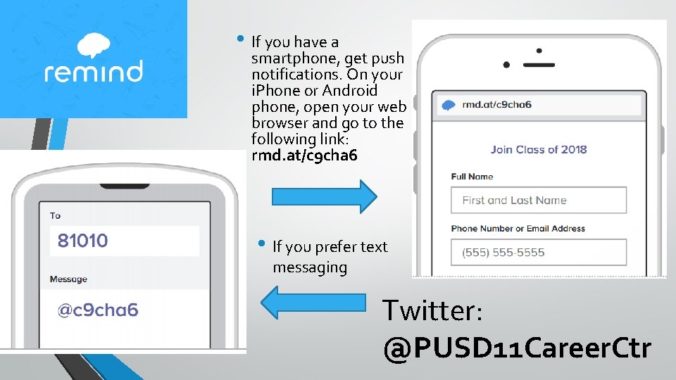  • If you have a smartphone, get push notifications. On your i. Phone