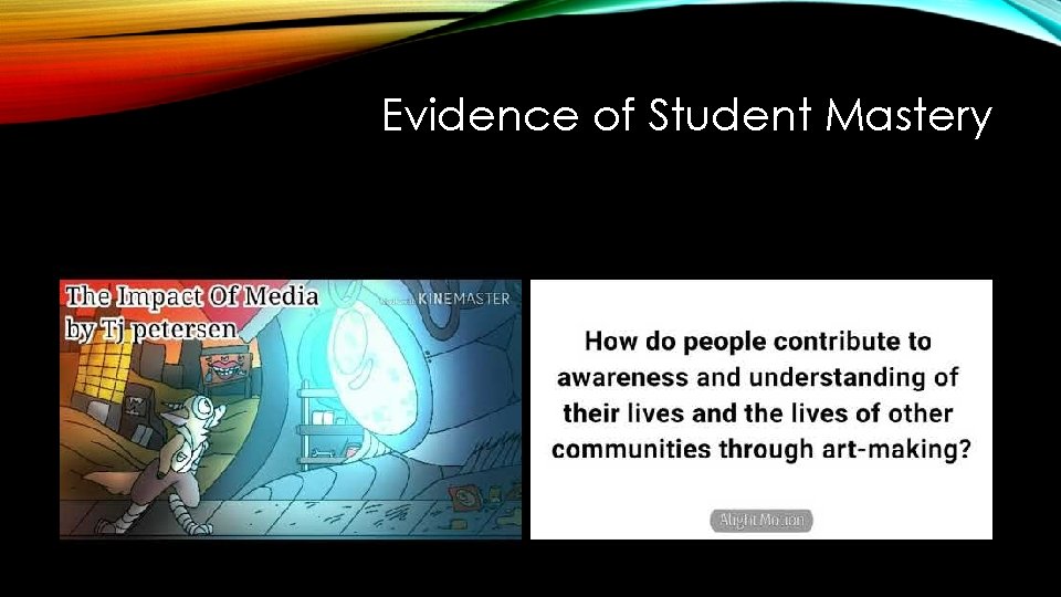 Evidence of Student Mastery 